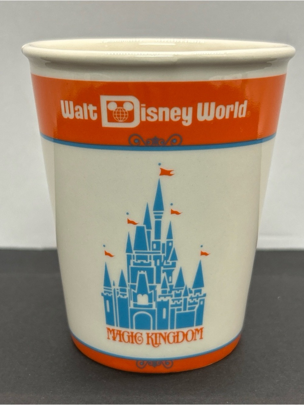 Walt Disney World Ceramic Cup Replica Of Magic Kingdom Paper Cup By Kevin & Jody